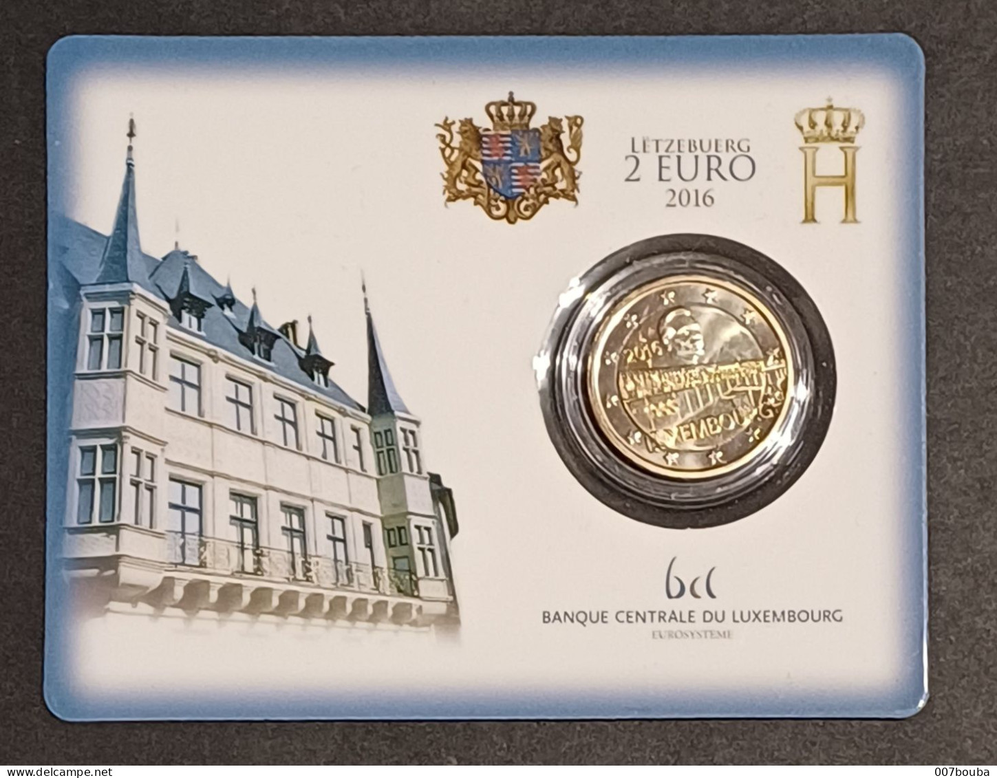 LUXEMBOURG / 2€  2016 / COINCARD _ 50 ANS DU  PONT GRANDE DUCHESSE CHARLOTTE / NEUVE SOUS BLISTER - Luxembourg