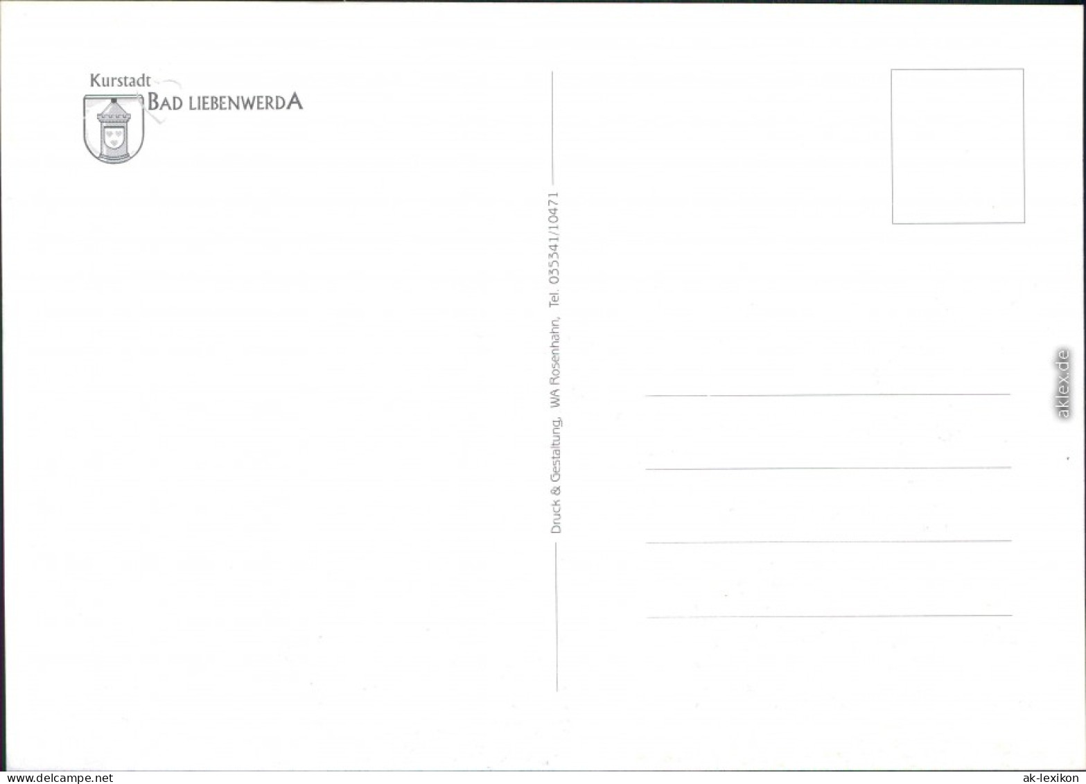 Ansichtskarte Bad Liebenwerda Panorama-Ansicht, Elster-Wehr, Rathaus 4 2000 - Bad Liebenwerda