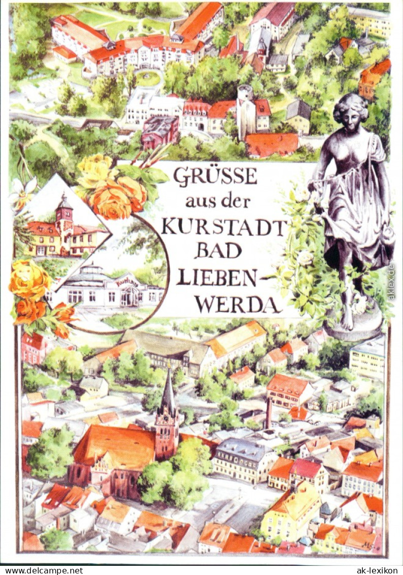Bad Liebenwerda Künstlerkarten - Handgefertigt: Bad Liebenwerda 2000 - Bad Liebenwerda