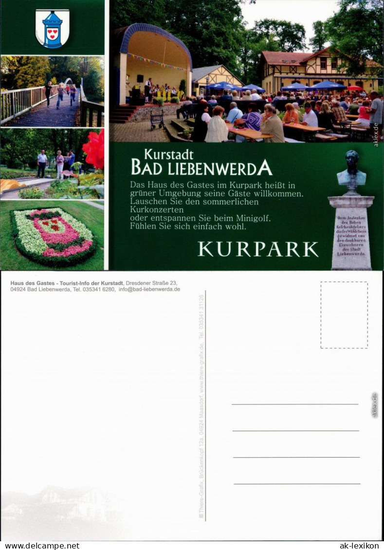 Ansichtskarte Bad Liebenwerda Kurpark 2000 - Bad Liebenwerda