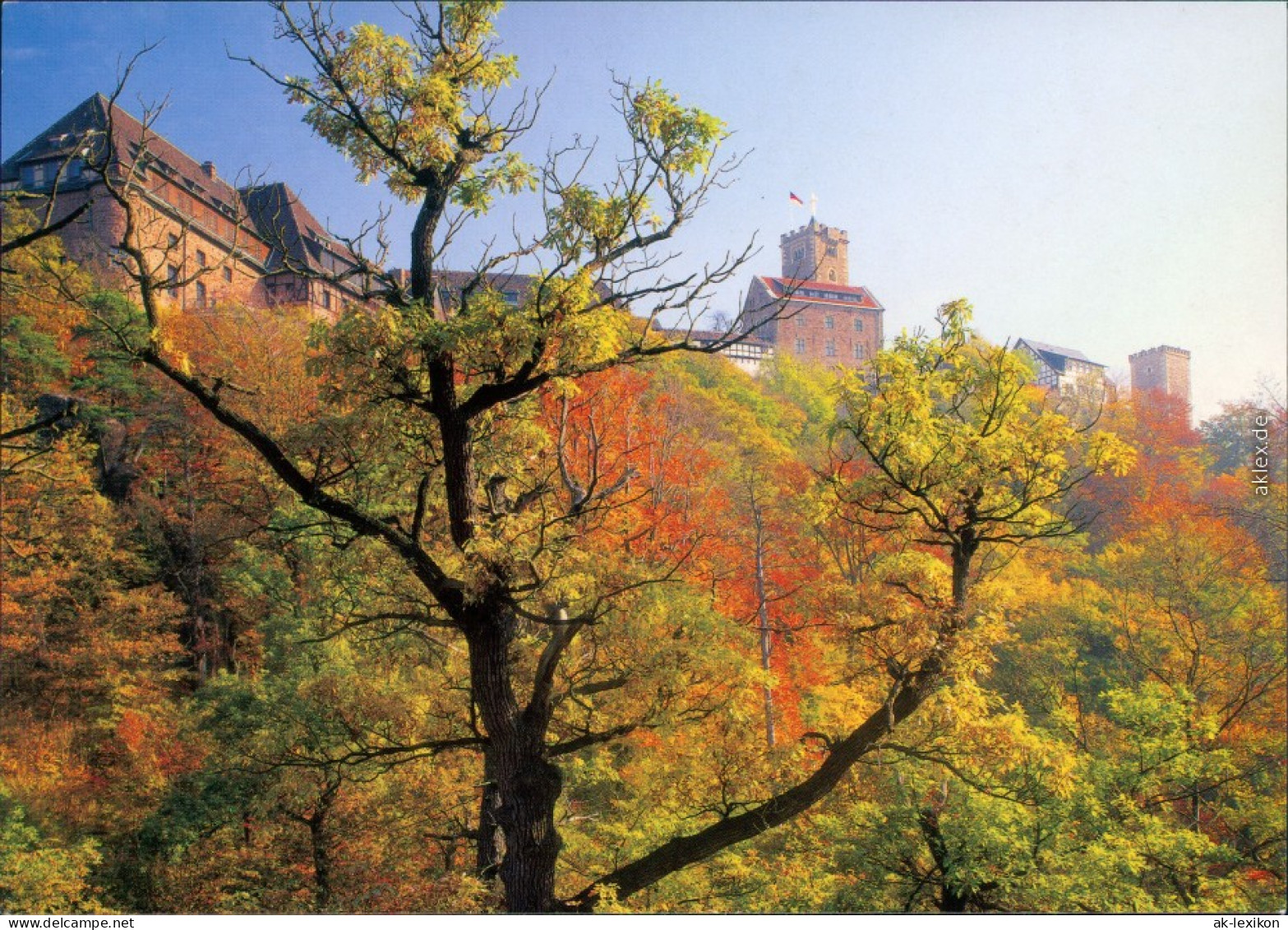 Ansichtskarte Eisenach Blick Durch Die Bäume Auf Die Wartburg 2000 - Eisenach