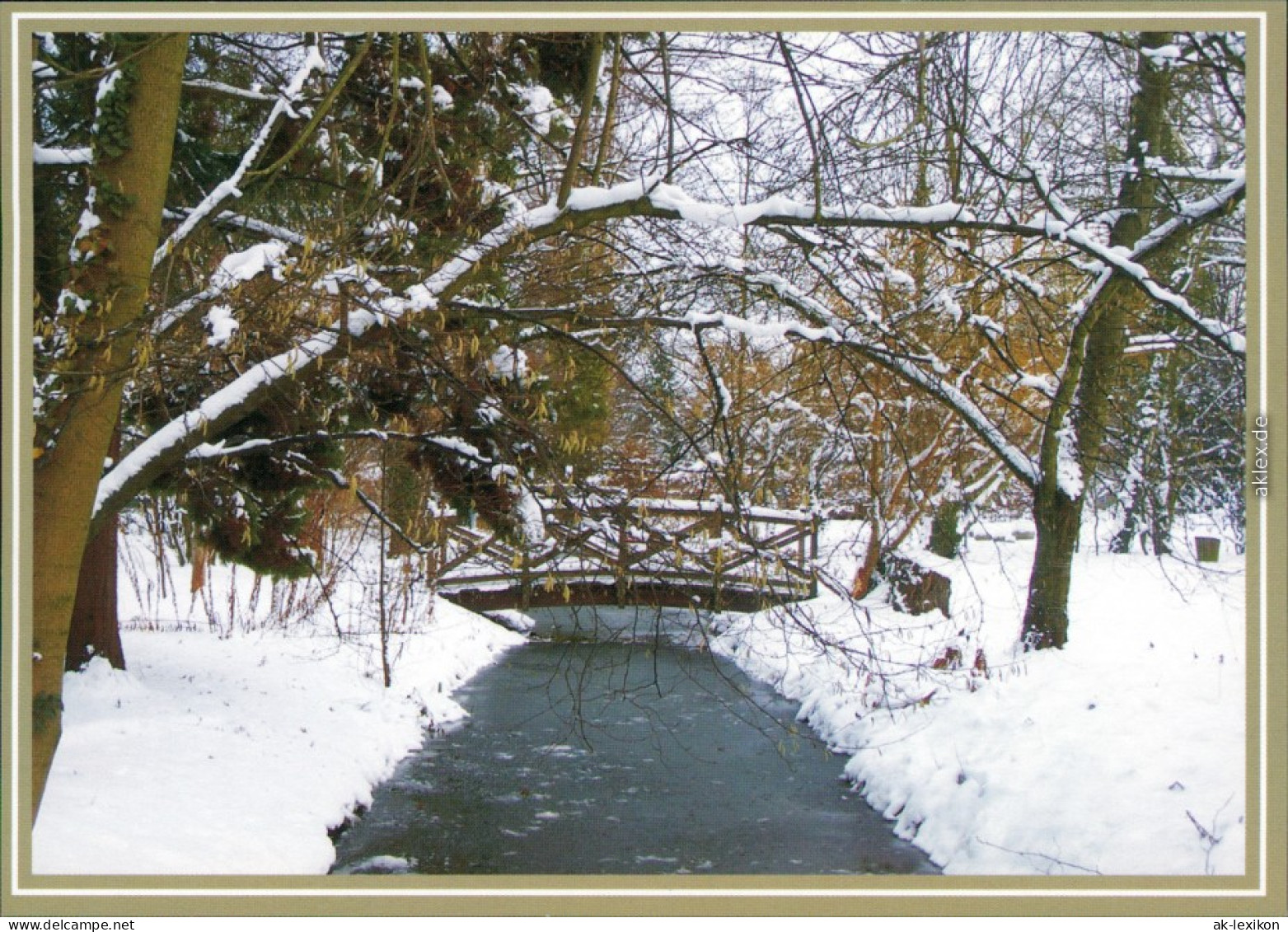 Ansichtskarte Bad Liebenwerda Brücke Im Garten Der Sinne 2000 - Bad Liebenwerda