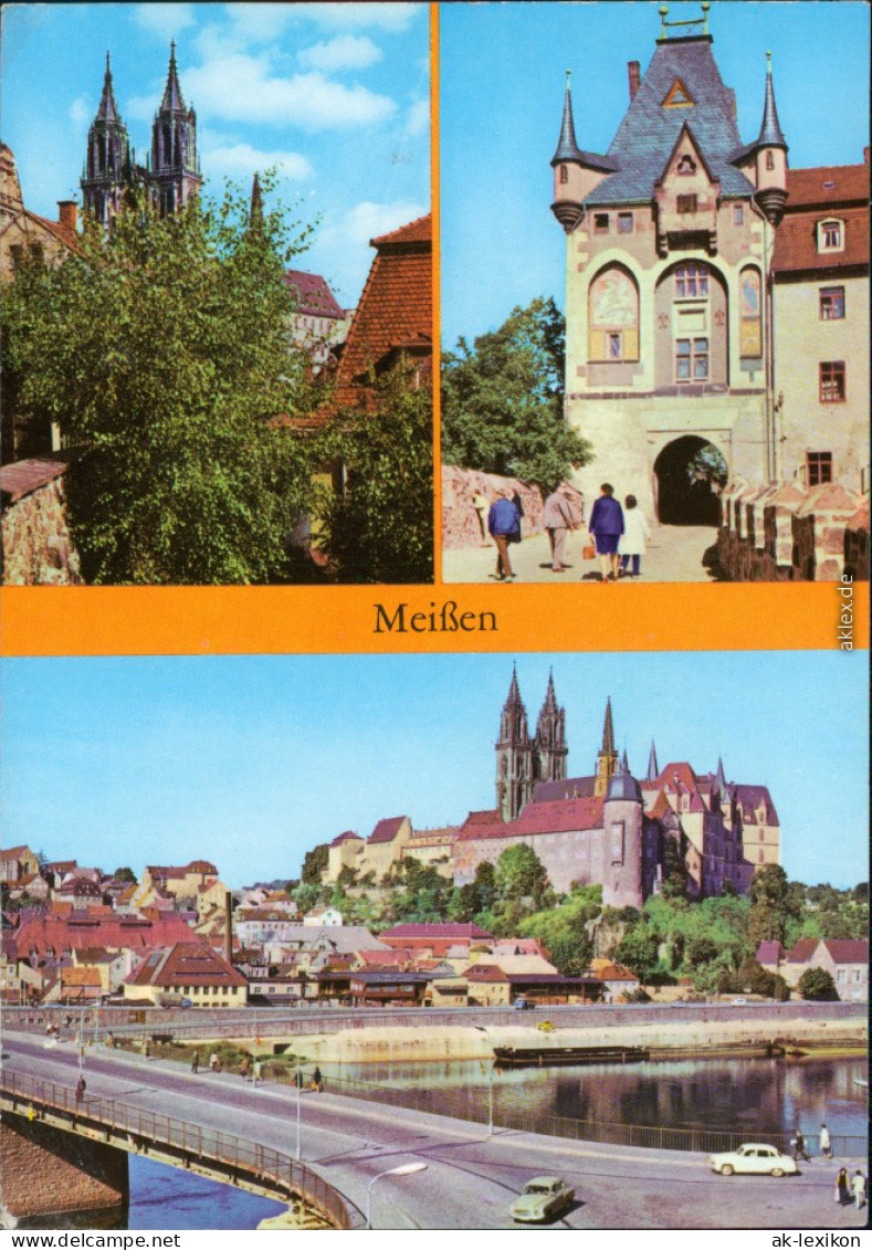 Meißen Dom Und Schloss Albrechtsburg Ansichtskarte G1975 - Meissen