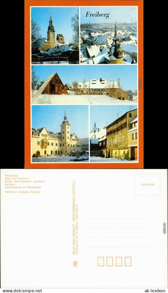 Freiberg (Sachsen)   Grube Alte Elisabeth Kaue,  Gerberhäuser Mühlgraben 1988 - Freiberg (Sachsen)
