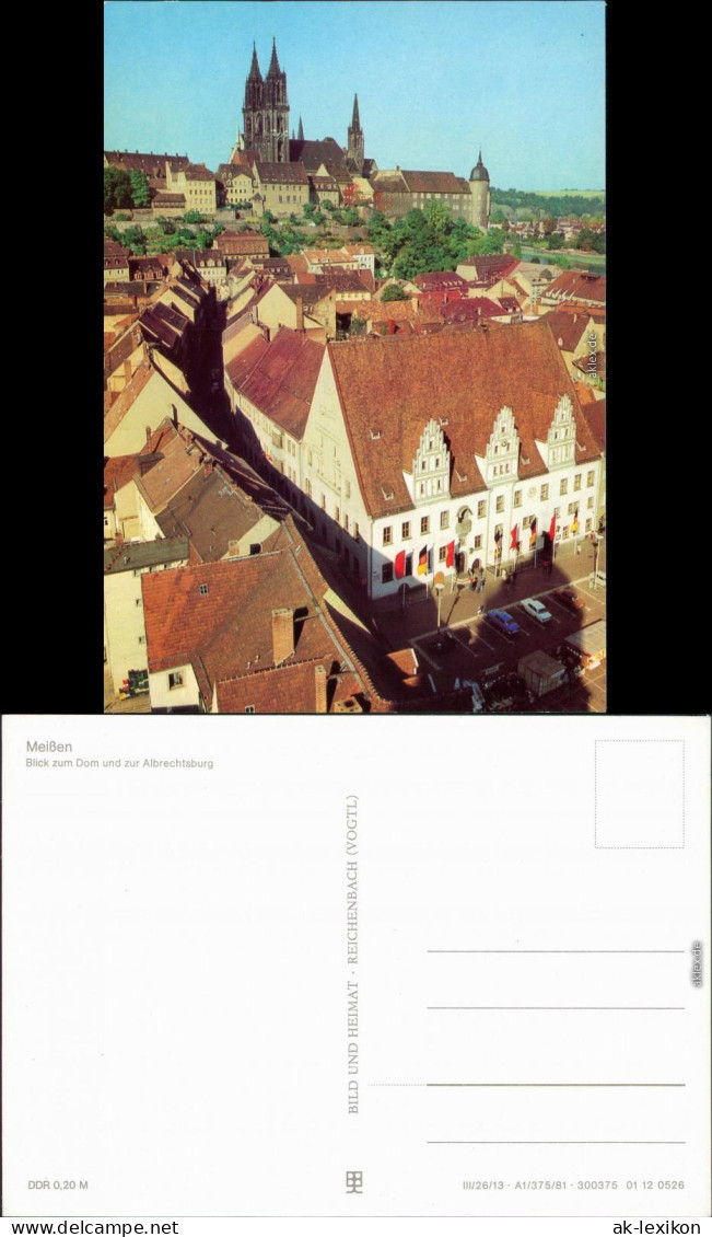 Ansichtskarte Meißen Dom Und Schloss Albrechtsburg 1981 - Meissen