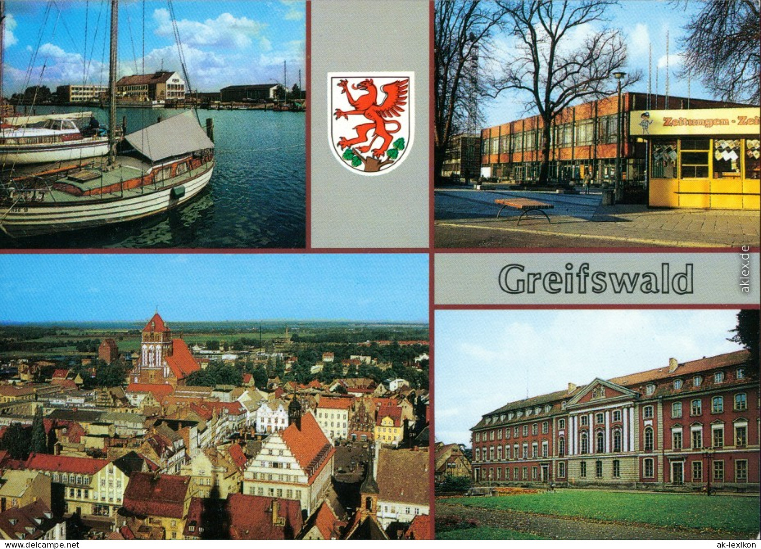 Greifswald Marineschule Der GST, Mensa Am Wall,  Universität 1989 - Greifswald