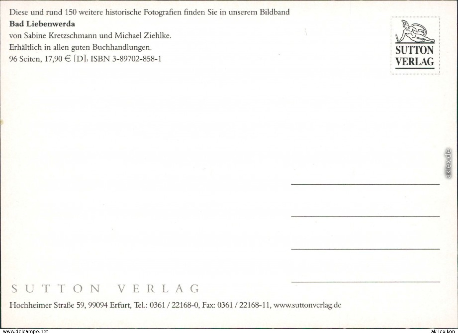 Ansichtskarte Bad Liebenwerda Maschinenbauerei Von Bernhard Fritzsche 2000 - Bad Liebenwerda