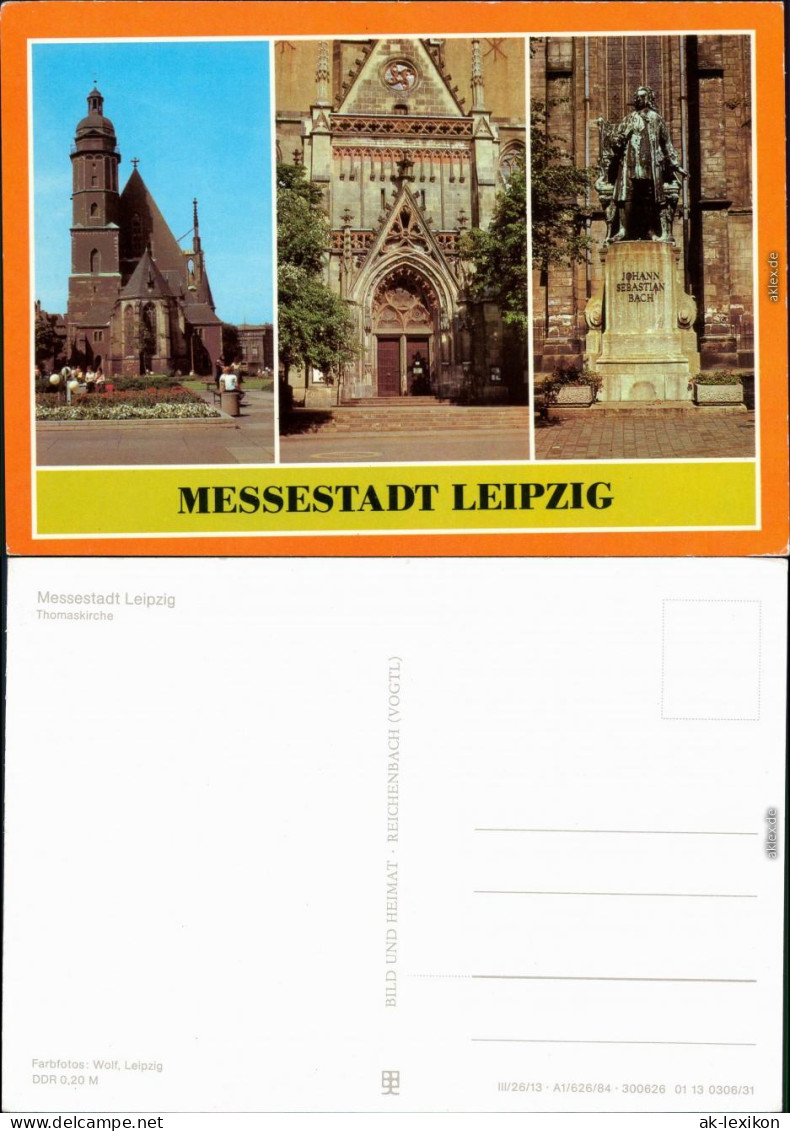 Ansichtskarte Leipzig Thomaskirche 1983 - Leipzig