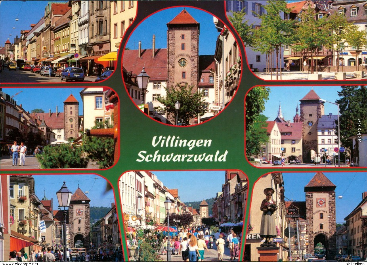 Ansichtskarte Villingen-Villingen-Schwenningen Stadtansichten 1993 - Villingen - Schwenningen