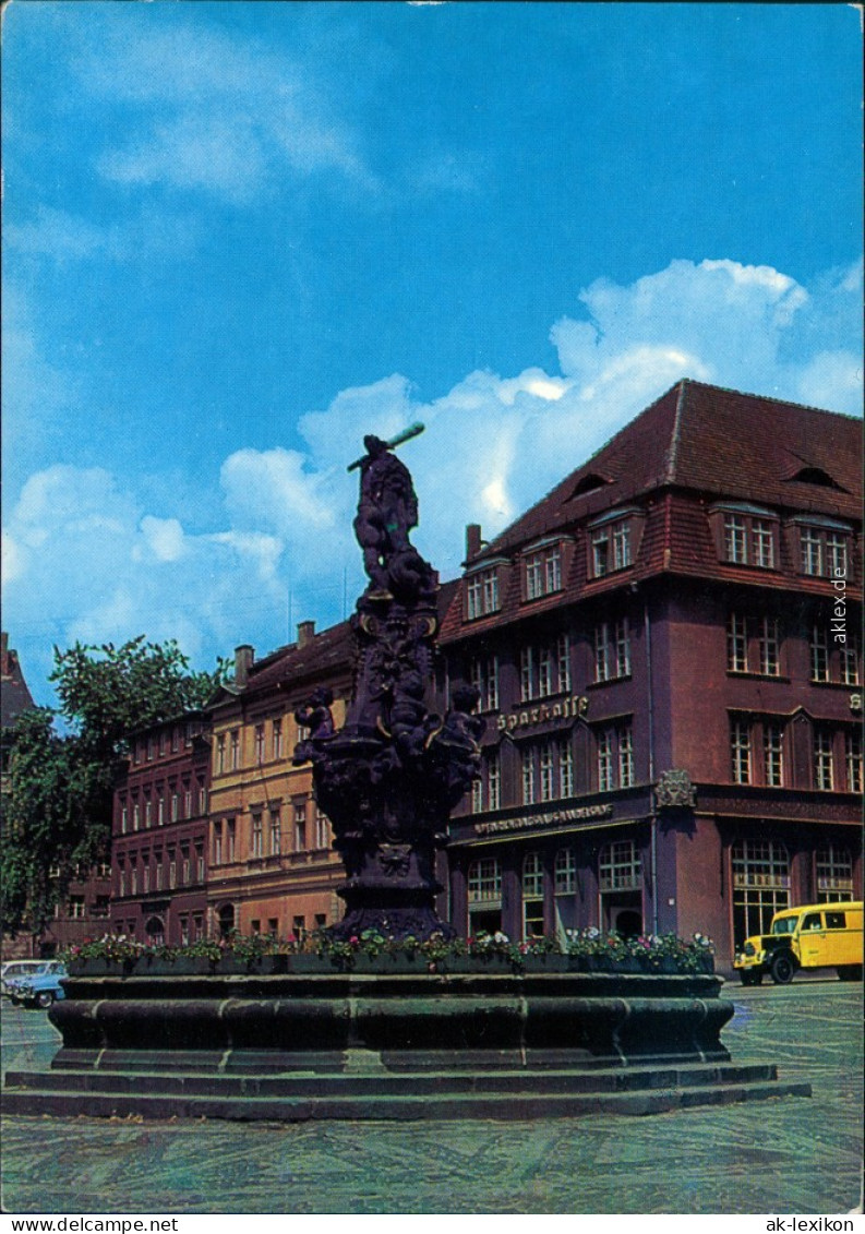 Ansichtskarte Zittau Herkulesbrunnen 1970 - Zittau