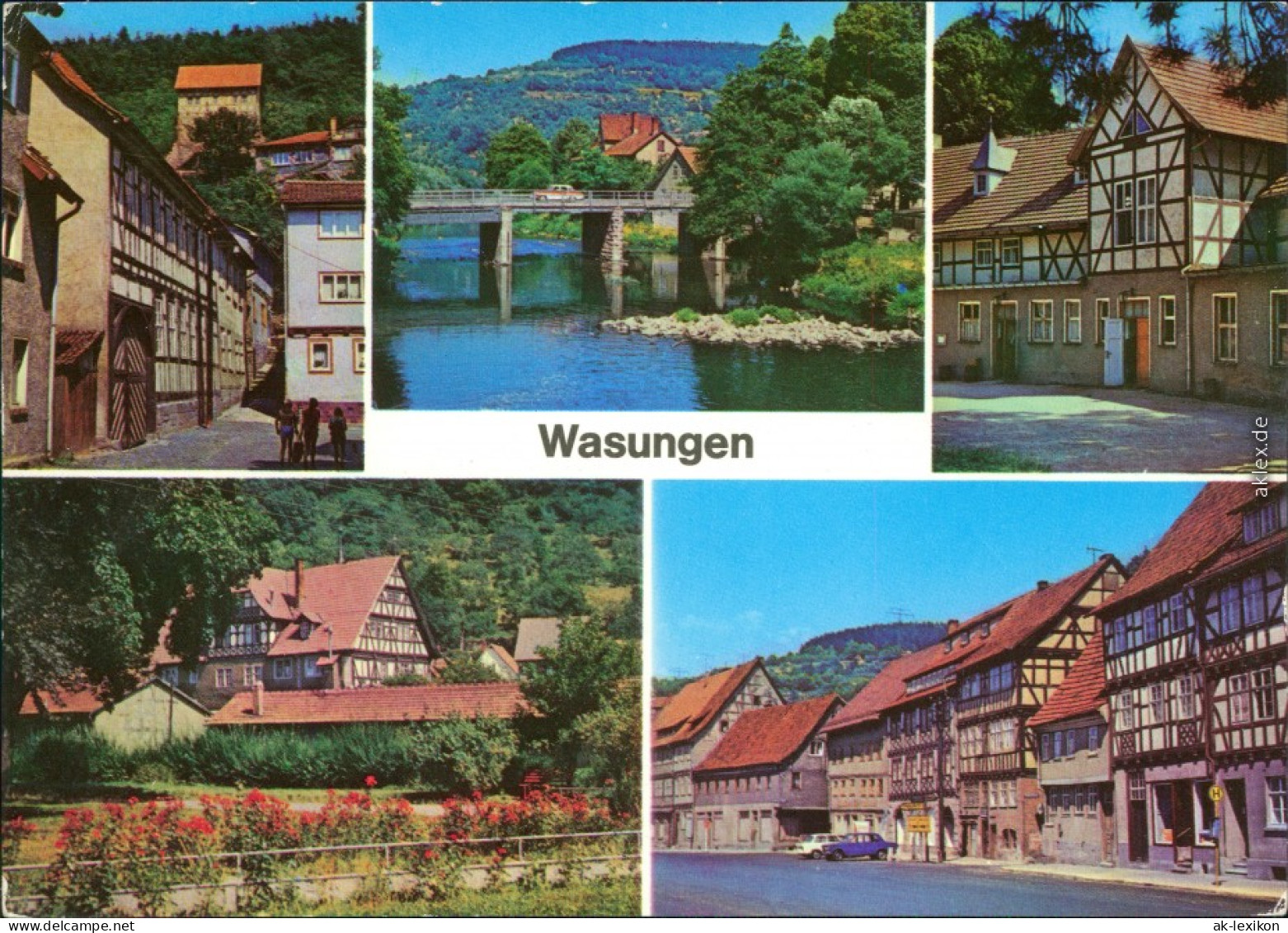 Wasungen Pfaffenburg, An Der Werra, Burg   Platz Der Jugend 1980 - Wasungen