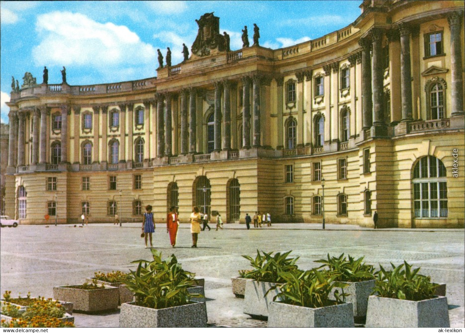 Mitte-Berlin Unter Den Linden: KGl Bibliothek / Alte Bibliothek / Kommode 1974 - Mitte