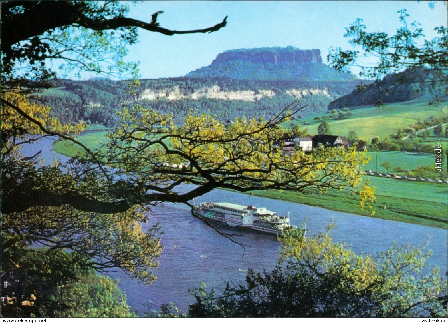 Ansichtskarte Porschdorf-Bad Schandau Lilienstein 1974 - Bad Schandau