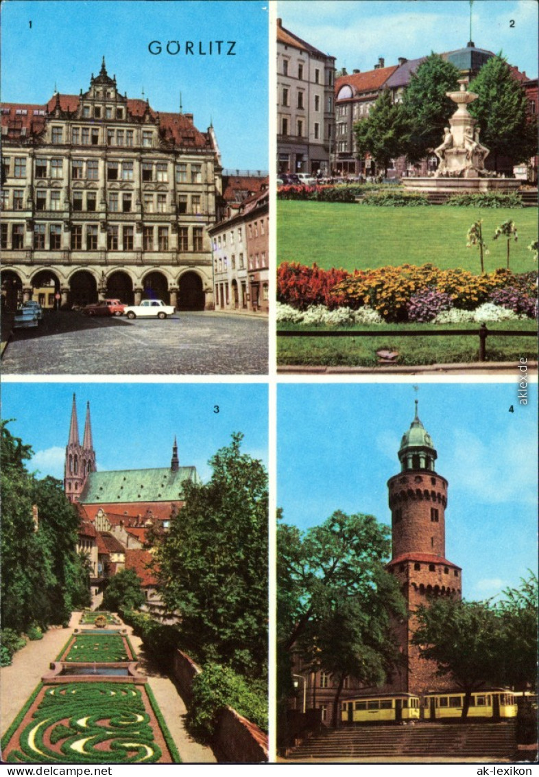 Görlitz Zgorzelec Rathaus,Platz Befreiung Ochsenbastei Reichenbacher Turm G1981 - Goerlitz