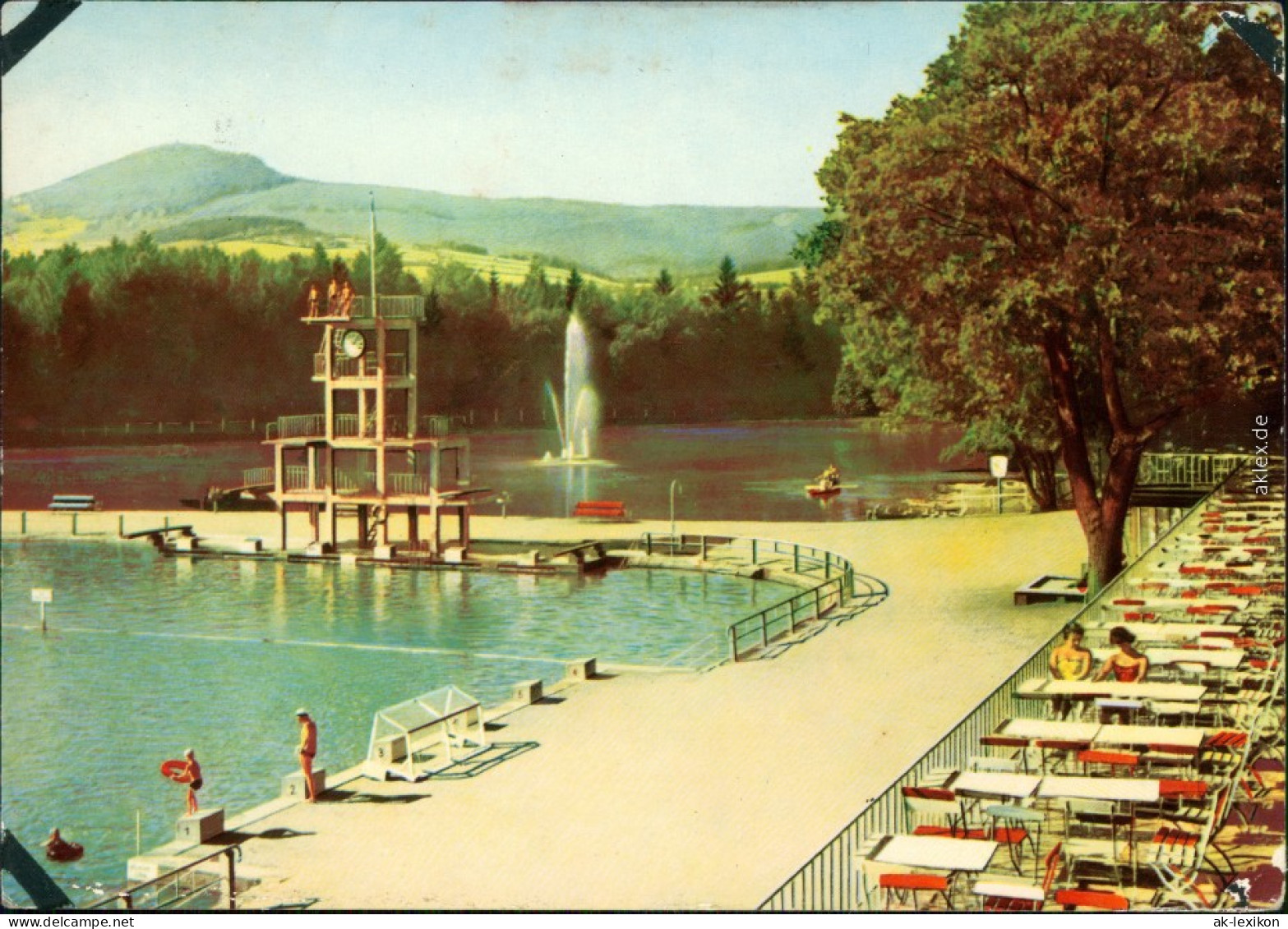 Ansichtskarte Großschönau (Sachsen) Waldstrandbad 1962 - Grossschoenau (Sachsen)