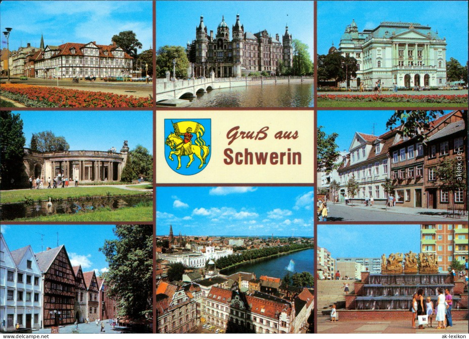 Schwerin Altes Palais Am Alten Garten, Schloß,  Berliner Platz 1995 - Schwerin