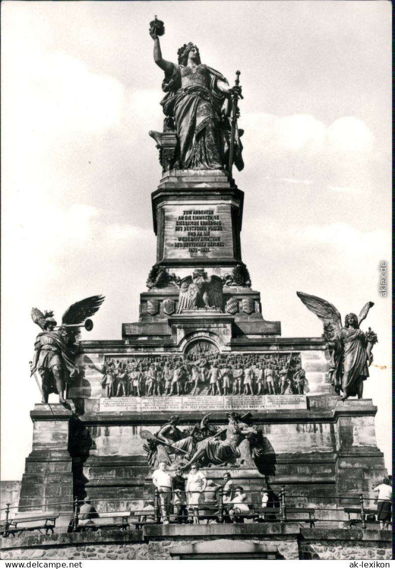 Ansichtskarte Rüdesheim (Rhein) National-Denkmal / Niederwalddenkmal 1988 - Ruedesheim A. Rh.