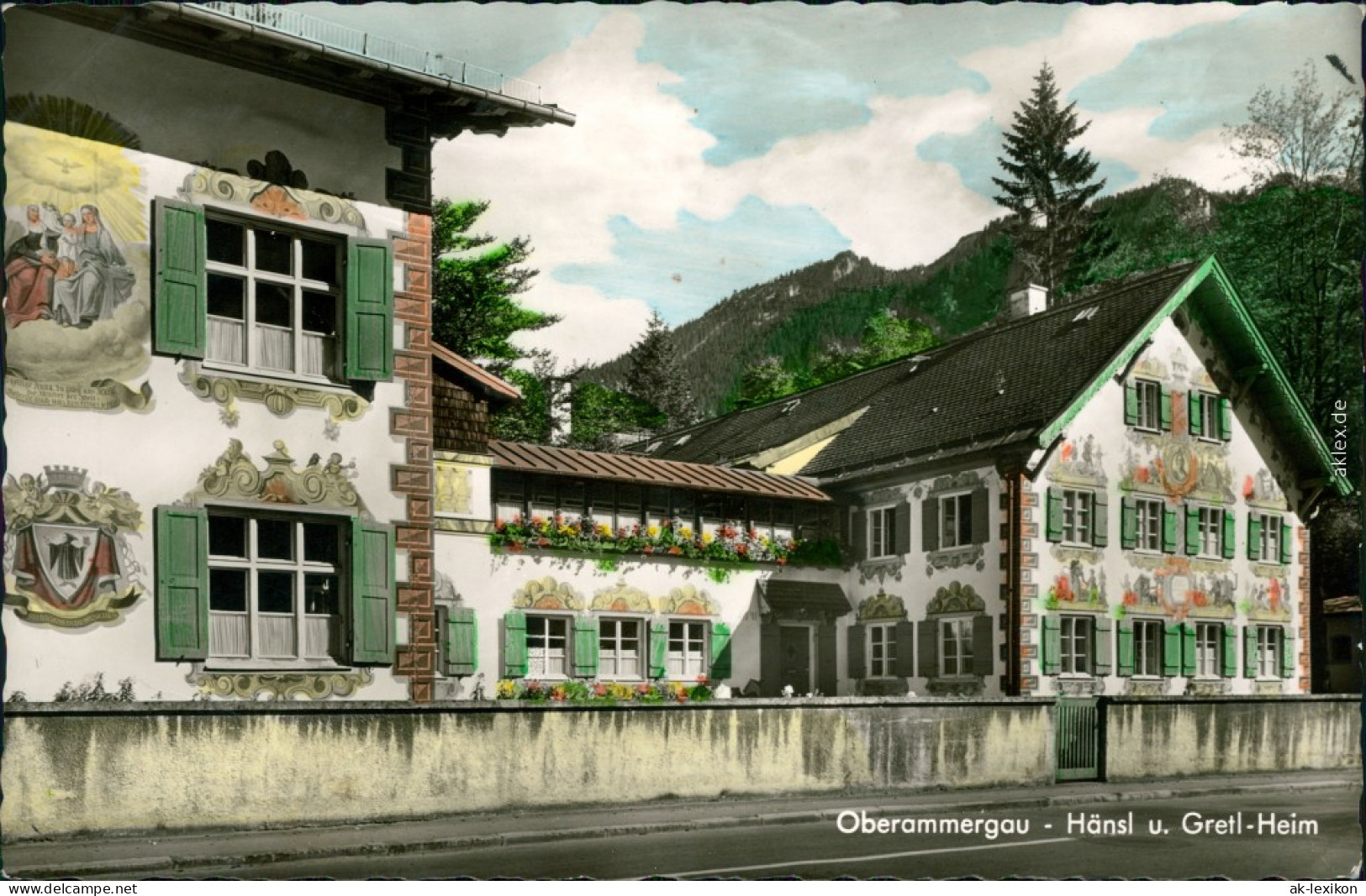 Ansichtskarte Oberammergau Hänsl U. Gretl-Heim 1957 - Oberammergau