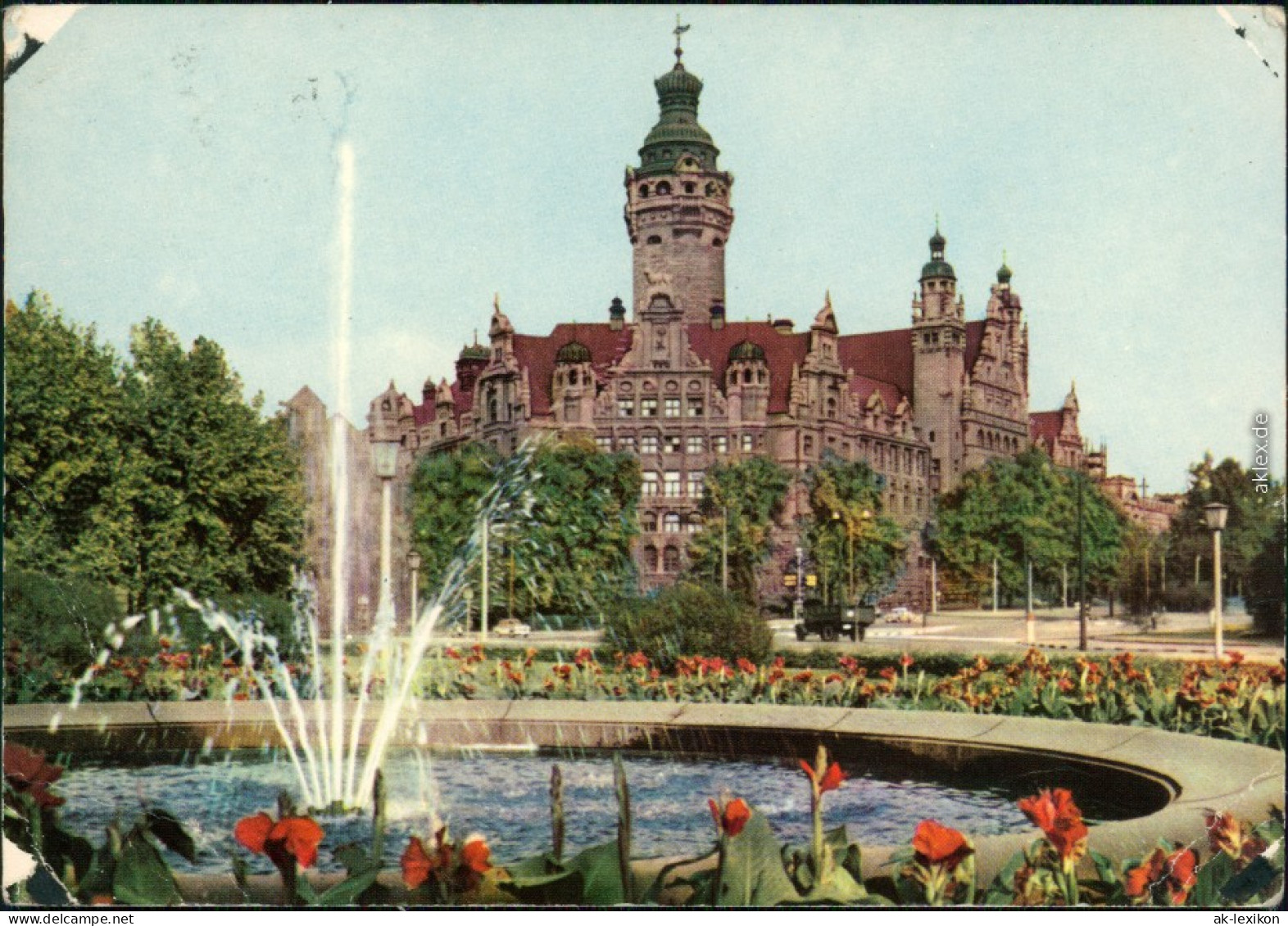 Ansichtskarte Leipzig Neues Rathaus 1962 - Leipzig