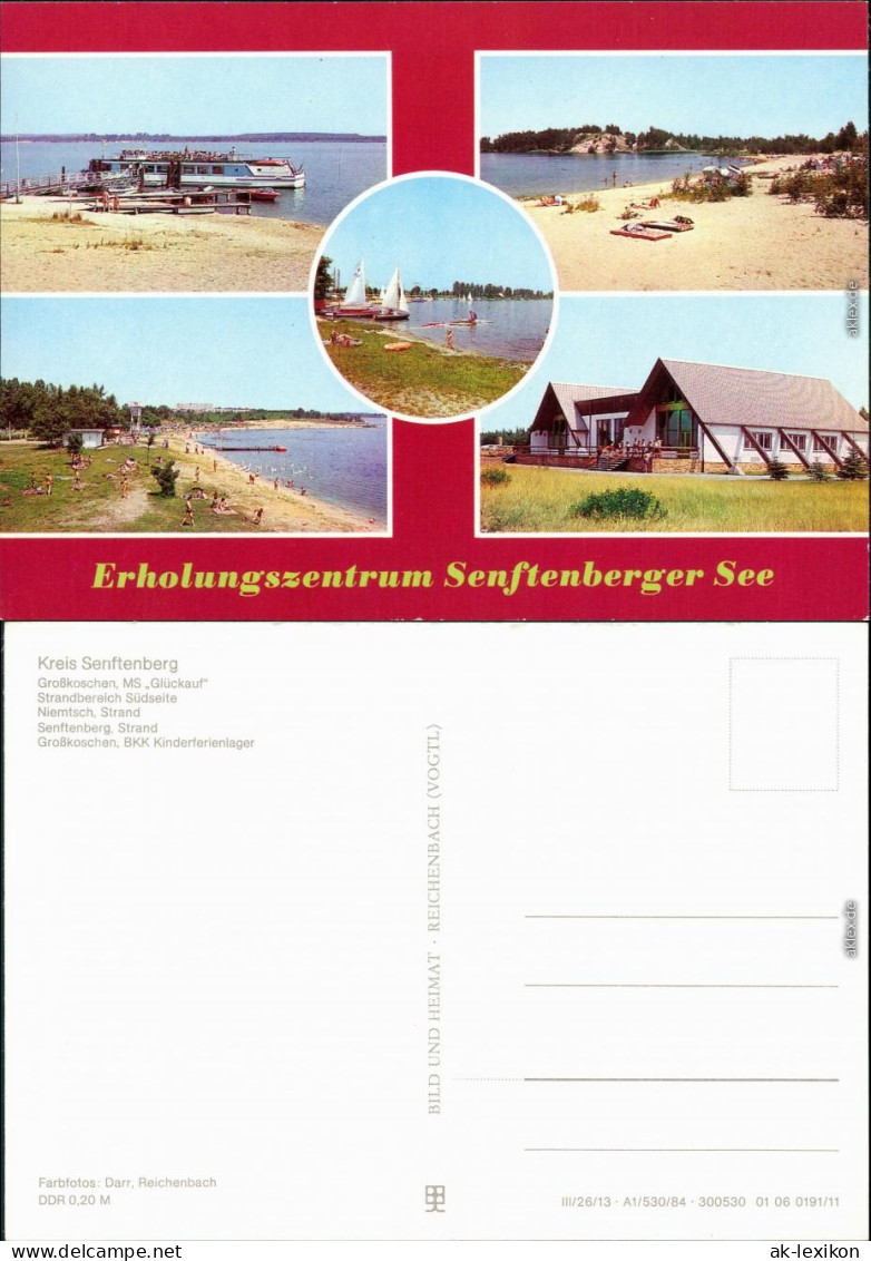 Senftenberg (Niederlausitz) Erholungszentrum Senftenberger See: Strand 1984 - Senftenberg