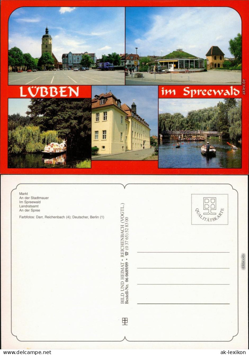 Lübben (Spreewald) Lubin (Błota) Markt, An Der Stadtmauer  Kanal 1995 - Lübben (Spreewald)