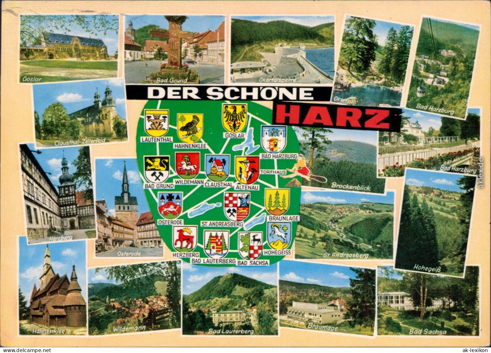 Harz: Goslar, Okertal, Bad Harzburg, Herzberg, Braunlage, Brocken 1971 - Other & Unclassified
