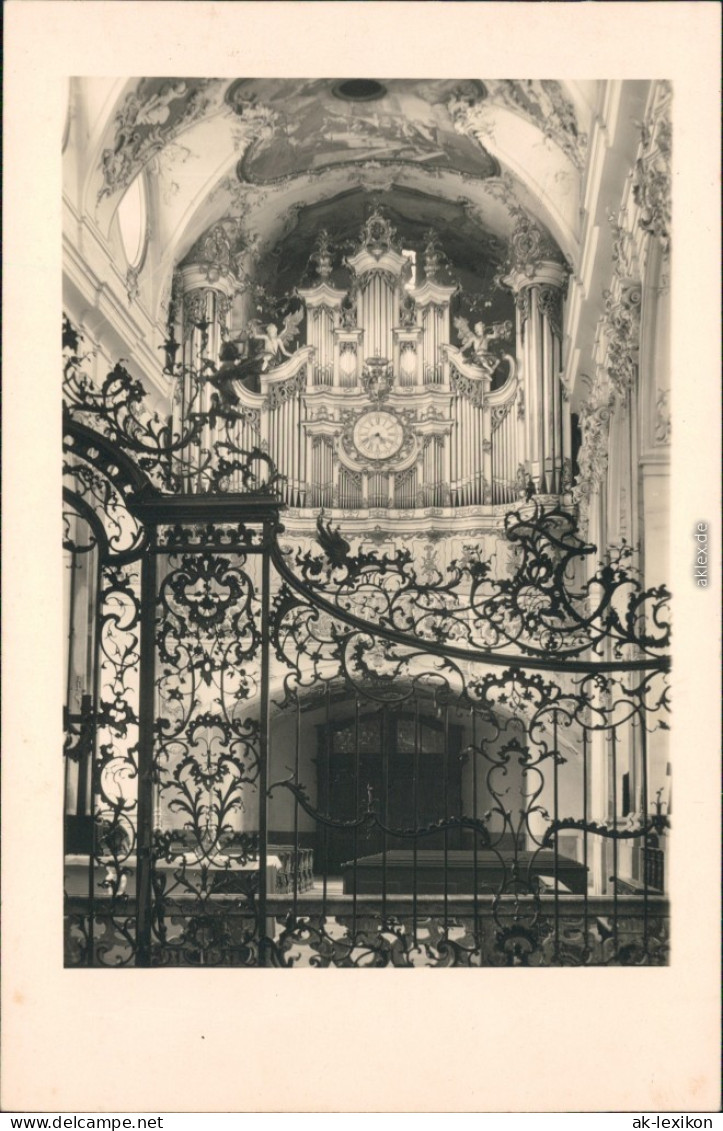 Foto Amorbach Orgel Im Inneren Der Abteikirche 1939 Privatfoto  - Amorbach