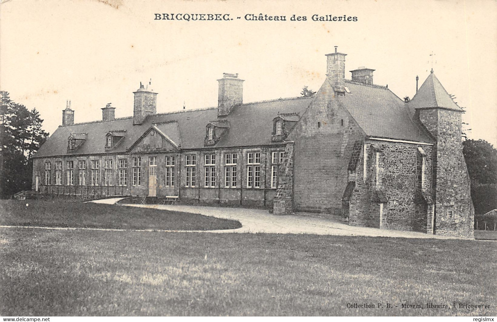 50-BRICQUEBEC-CHÂTEAU DES GALLERIES-N°351-A/0135 - Bricquebec