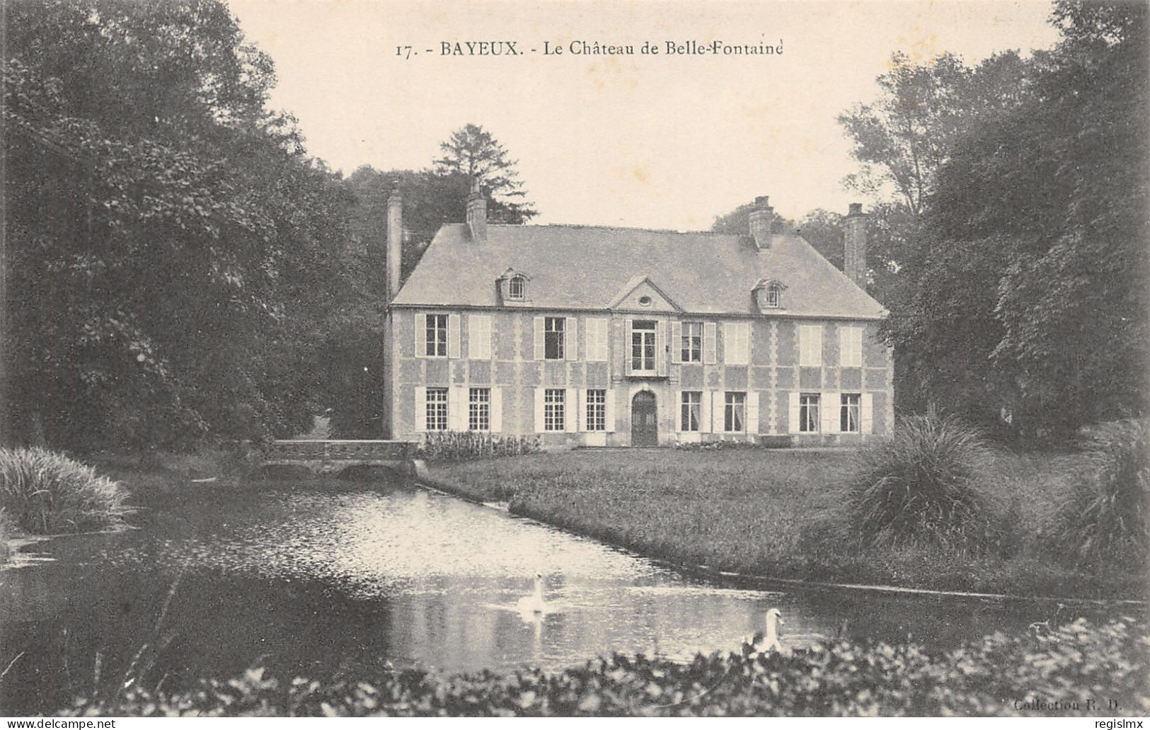 14-BAYEUX-LE CHÂTEAU DE BELLE FONTAINE-N°351-A/0127 - Bayeux