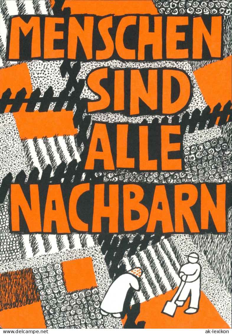 Ansichtskarte  Menschen Sind Alle Nachbarn 2013 - Philosophie