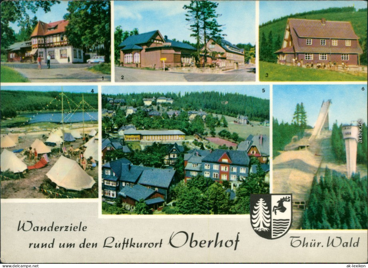 Oberhof (Thüringen) Obere Schweizerhütte, Berggasthaus, Kanzlersgrund  1969 - Oberhof