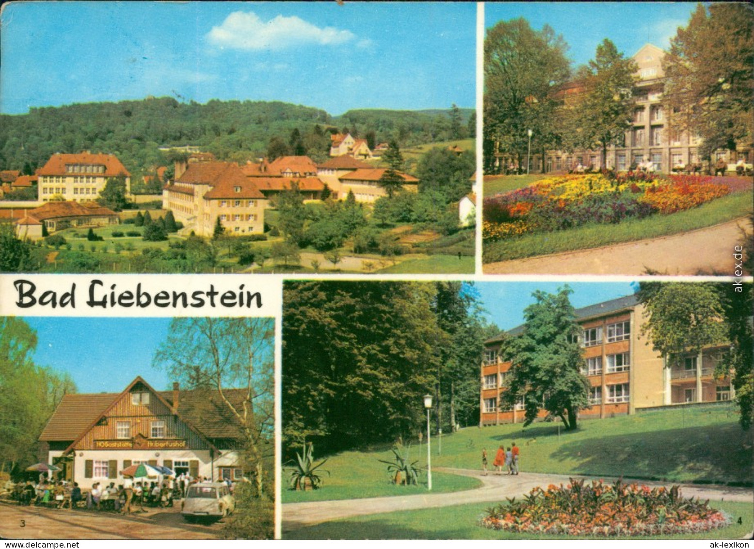 Bad Liebenstein Heinrich-Mann-Sanatorium, Kurhaus Therapiegebäude 1969 - Bad Liebenstein