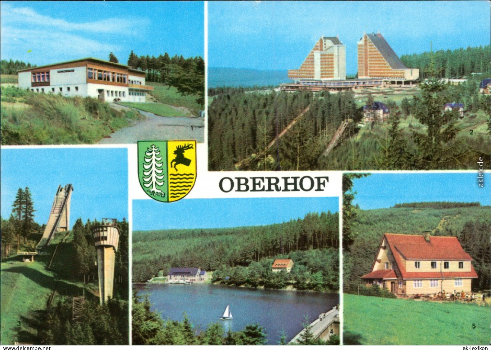 Oberhof (Thüringen) Schanzenbaude, Interhotel   Waldgaststätte 1974 - Oberhof