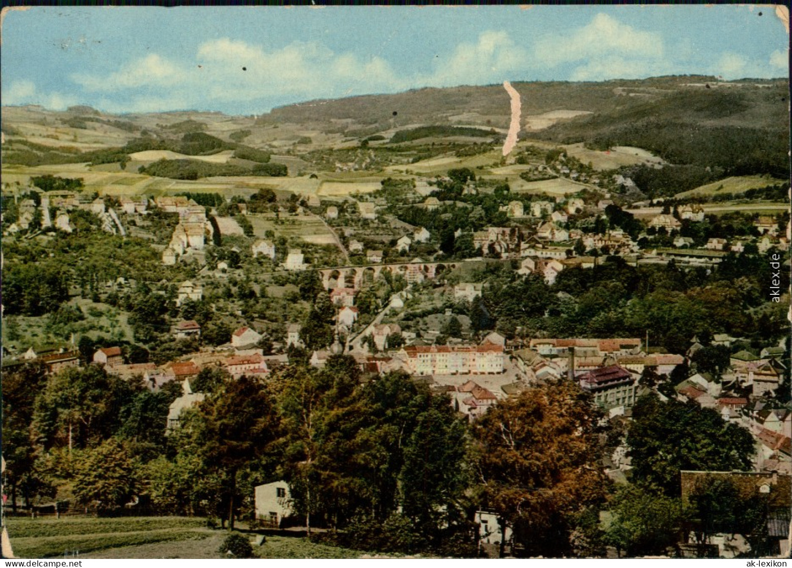 Ansichtskarte Sebnitz Panorama-Ansicht 1965 - Sebnitz