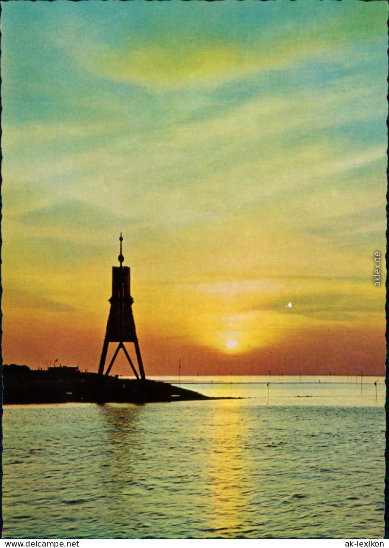 Ansichtskarte Cuxhaven Kugelbake 1990 - Cuxhaven