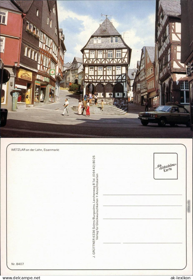 Ansichtskarte Wetzlar Eisenmarkt 1990 - Wetzlar