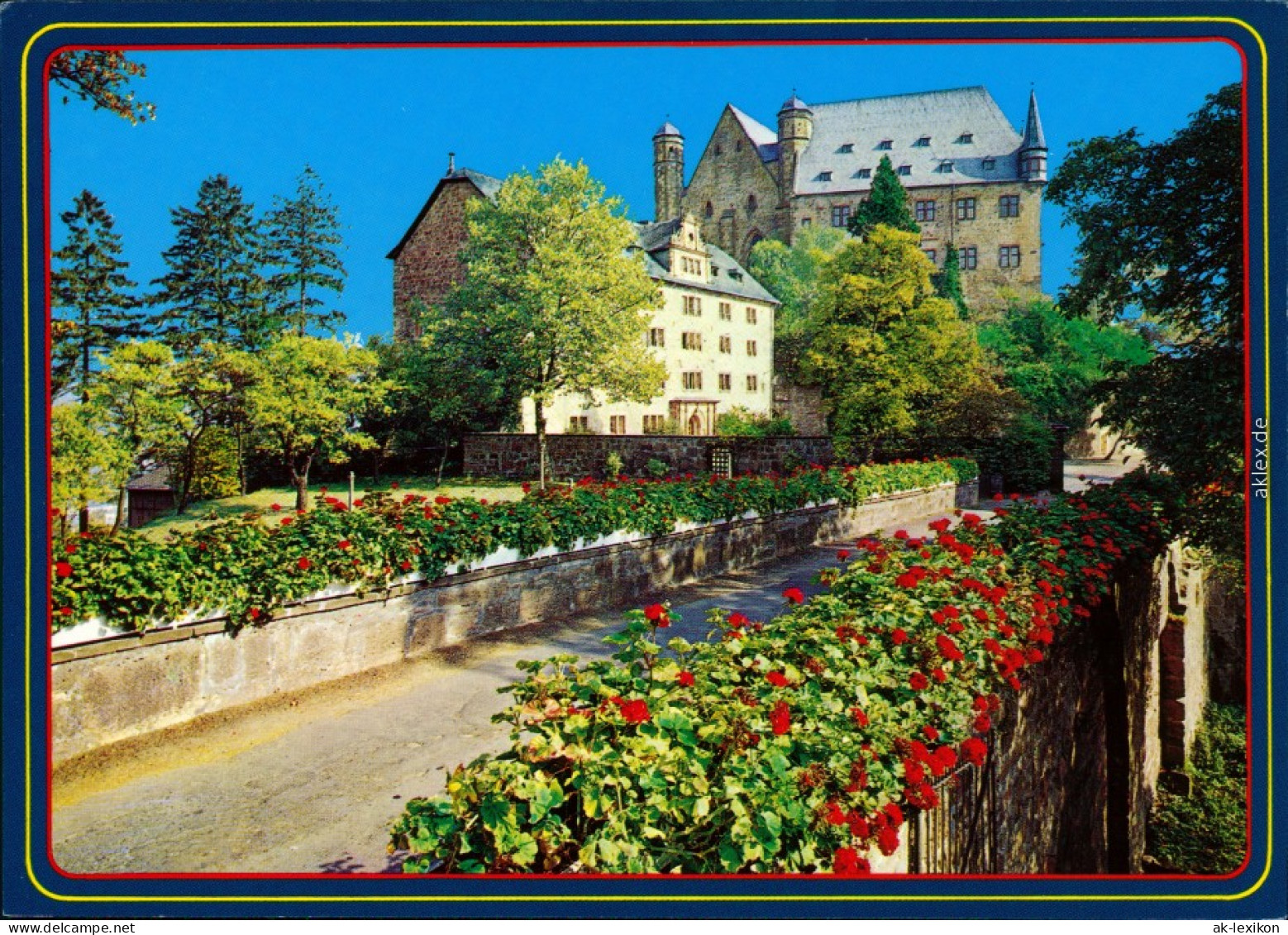 Ansichtskarte Marburg An Der Lahn Schloss 1985 - Marburg