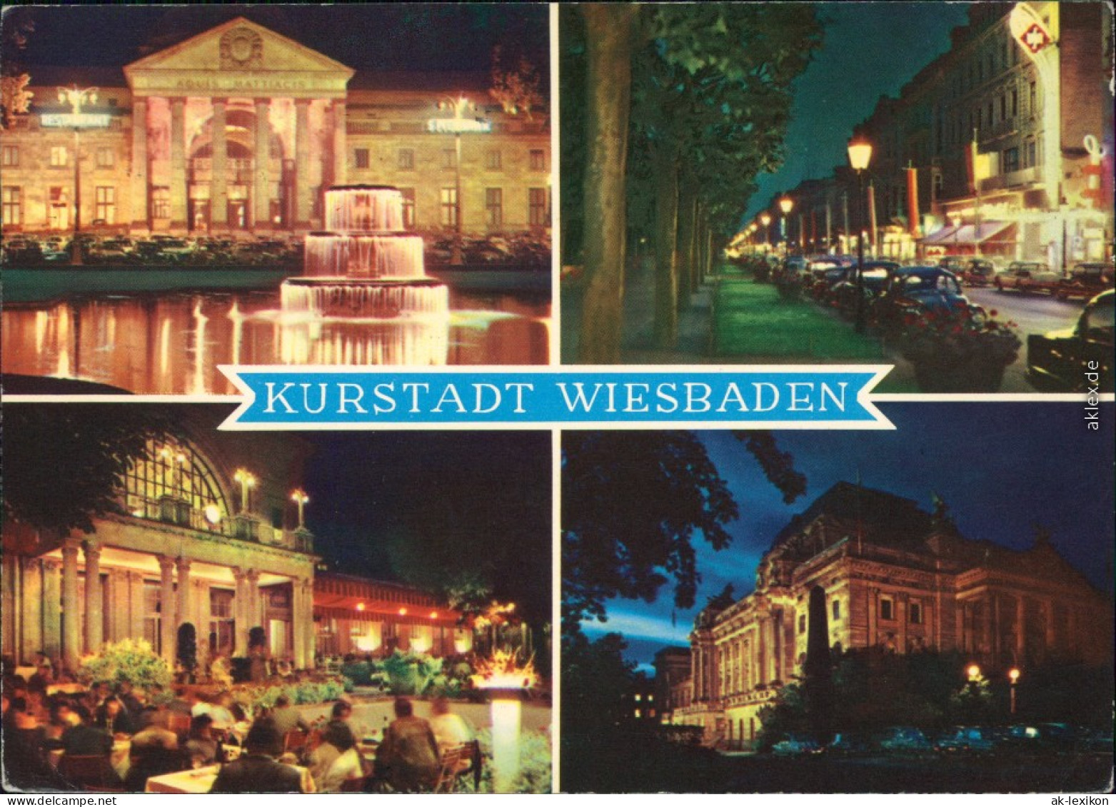 Wiesbaden Kurhaus, Hessisches Staatstheater (königliches Hoftheater) 1962 - Wiesbaden