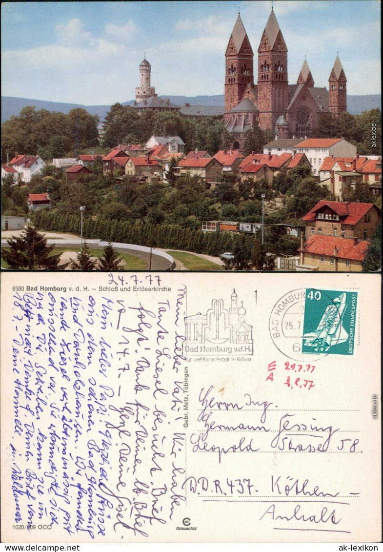 Bad Homburg Vor Der Höhe Kaiserliches Schloß Und Erlöserkirche 1977 - Bad Homburg