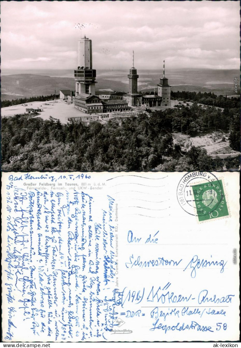 Ansichtskarte Schmitten (Hochtaunus) Großer Feldberg 1960 - Other & Unclassified