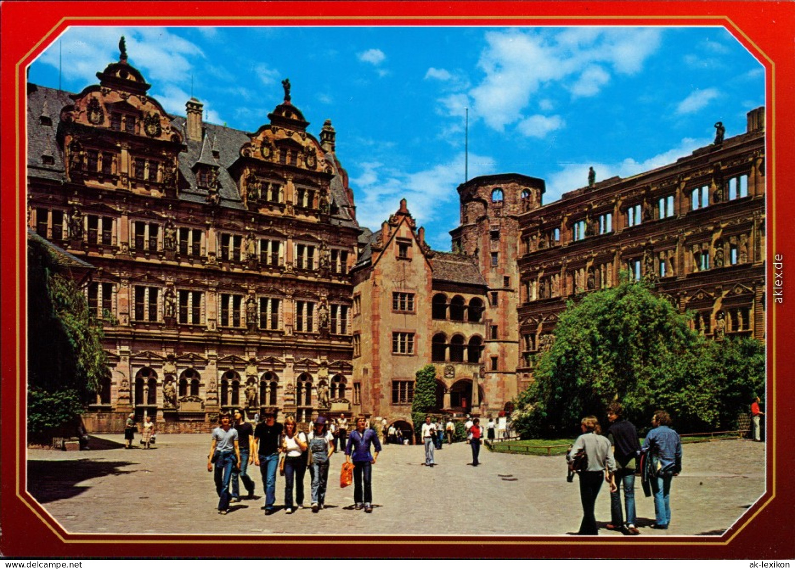 Ansichtskarte Heidelberg Heidelberger Schloss - Schlosshof 1985 - Heidelberg