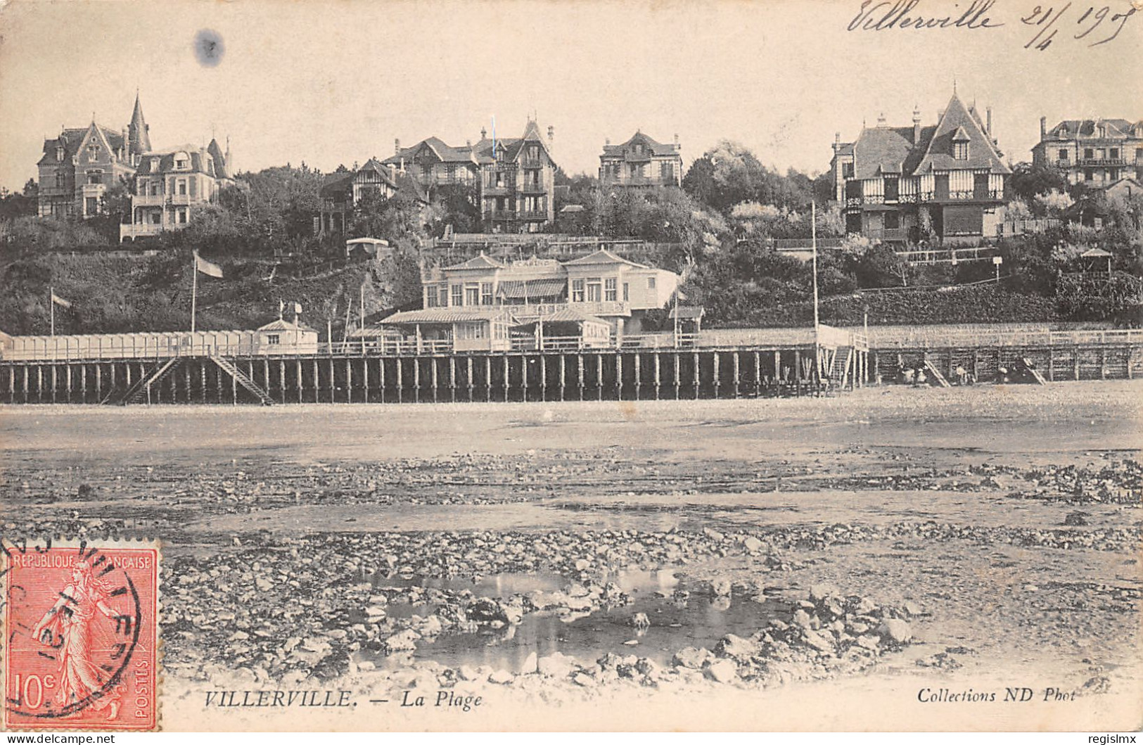 14-VILLERVILLE SUR MER-N°350-H/0049 - Villerville