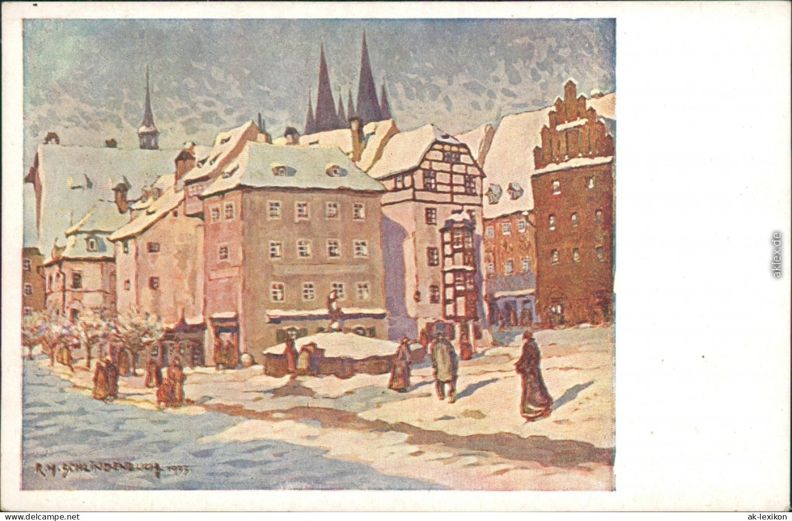 Ansichtskarte Eger Cheb R. H. Schlindenbuch - Das Stöckel In Eger 1933  - Czech Republic