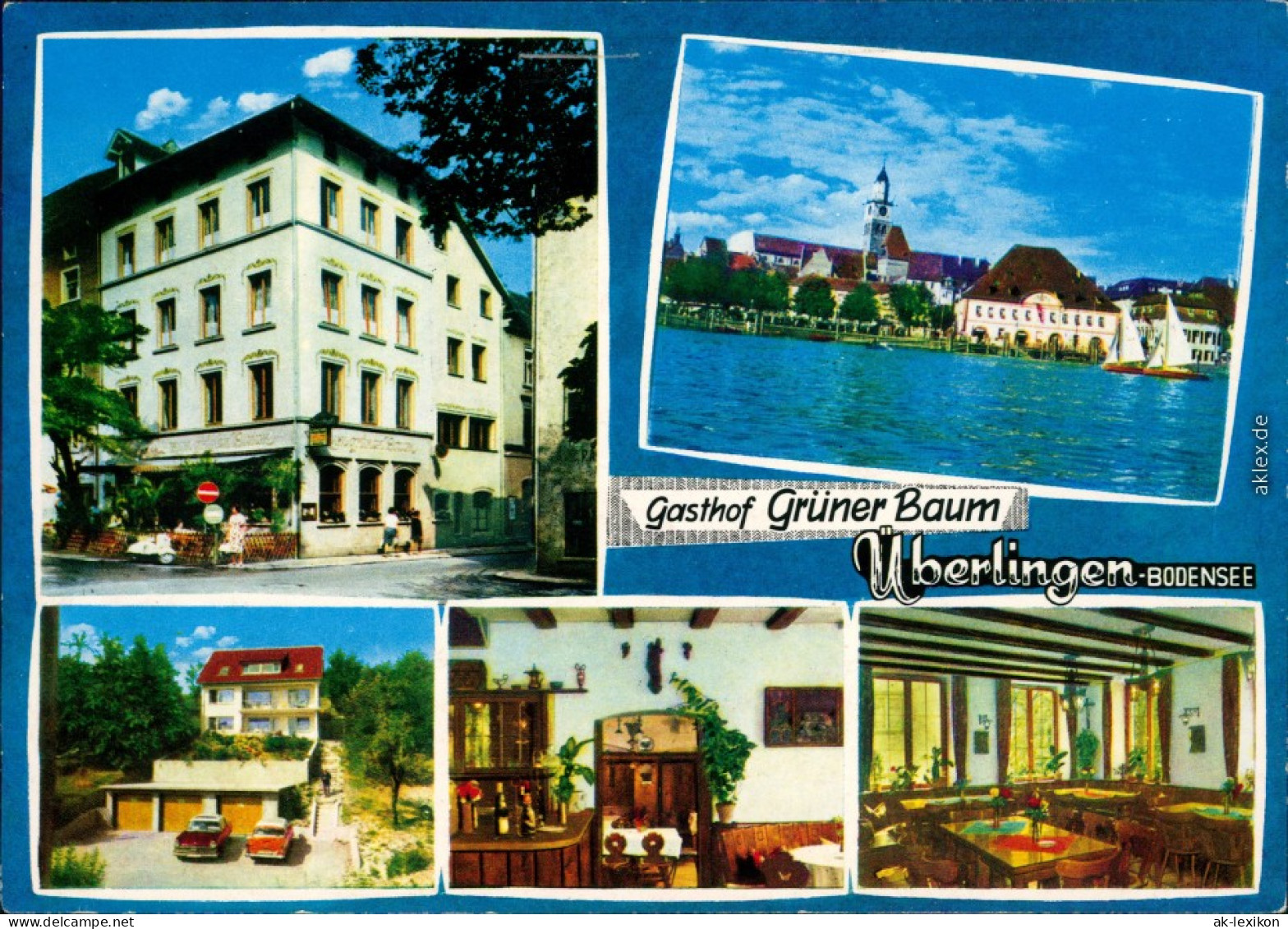 Ansichtskarte Überlingen Gasthof Grüner Baum 1987 - Überlingen