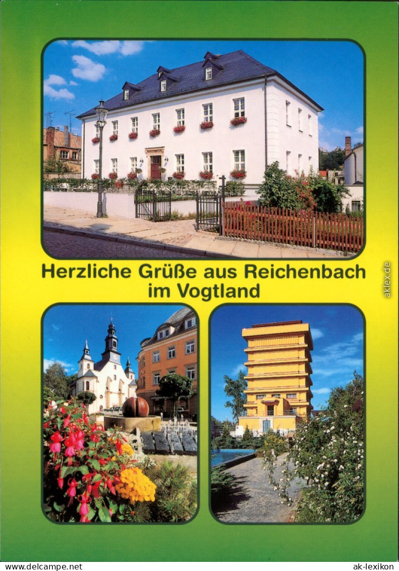 Reichenbach (Vogtland) Neuberin-Museum, Postplatz, Wasserturm 1995 - Reichenbach I. Vogtl.