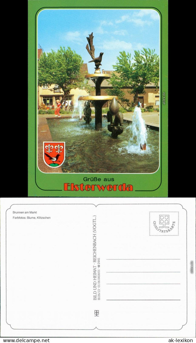 Ansichtskarte Elsterwerda Wikow Elsterbrunnen 1995 - Elsterwerda