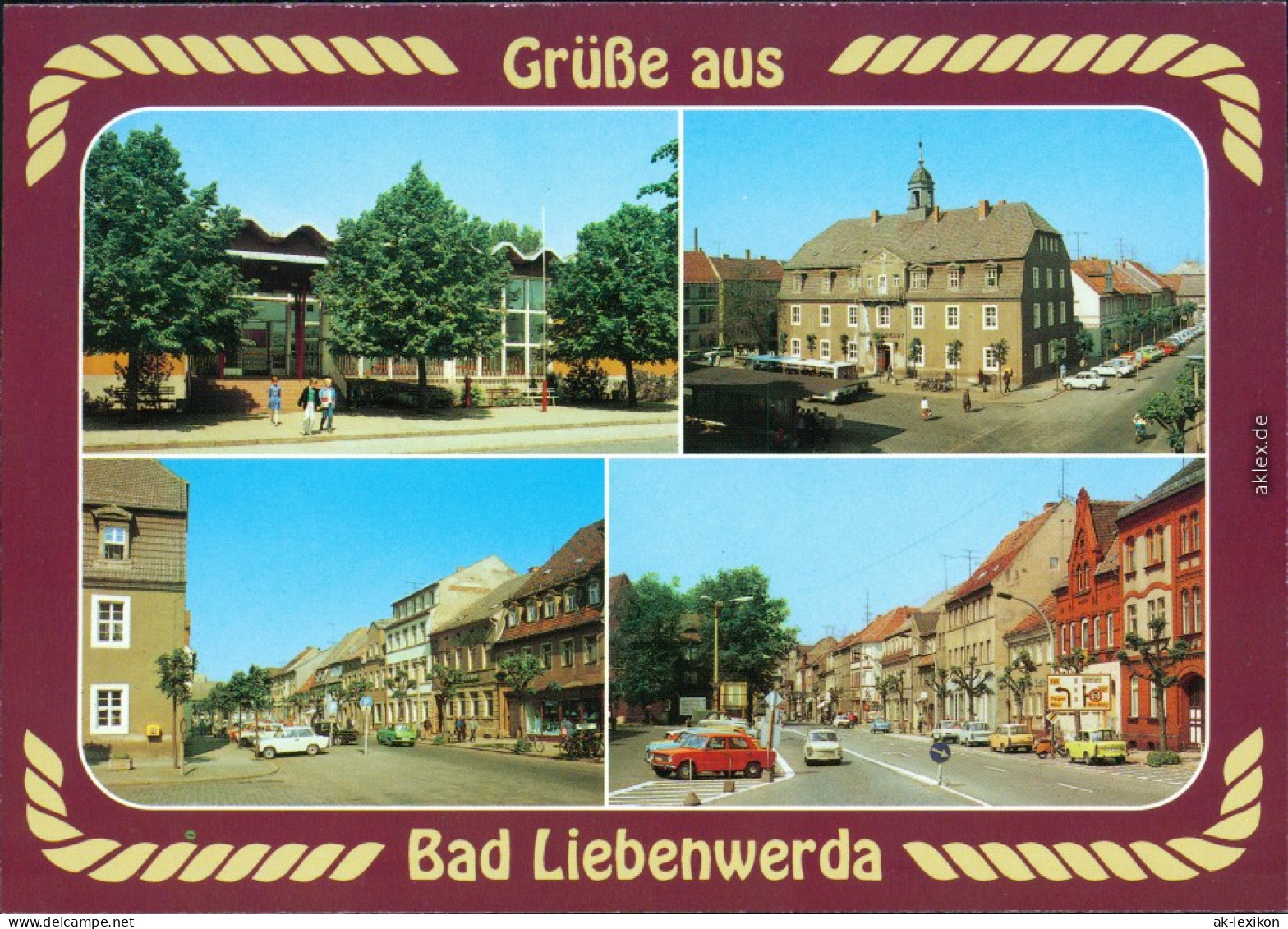Bad Liebenwerda Schwimmhalle, Rathaus, Breitenstraße, Maxim-Gorki-Platz 1995 - Bad Liebenwerda
