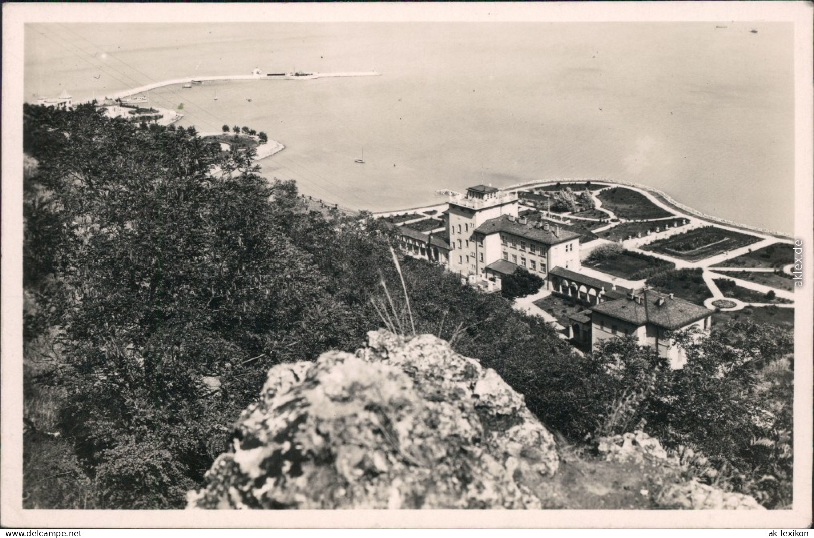 Ansichtskarte Tihany Ungarisches Biologisches Forschungsinstitut 1935 - Hungary