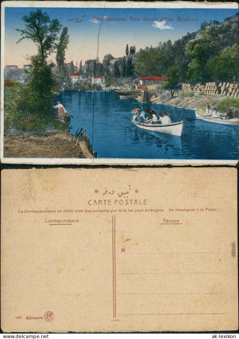 Istanbul Konstantinopel | Constantinople Eaux Douces D'Asle Bosphor  1919 - Türkei