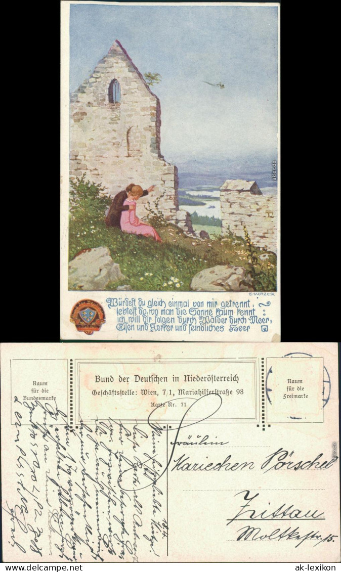 Ansichtskarte  Spruchkarten/Gedichte 1918 - Philosophie & Pensées